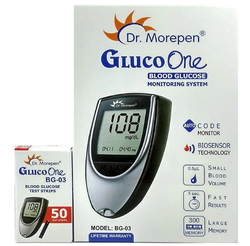 Dr. Morepen GlucoOne Glucometer + 50 Strips