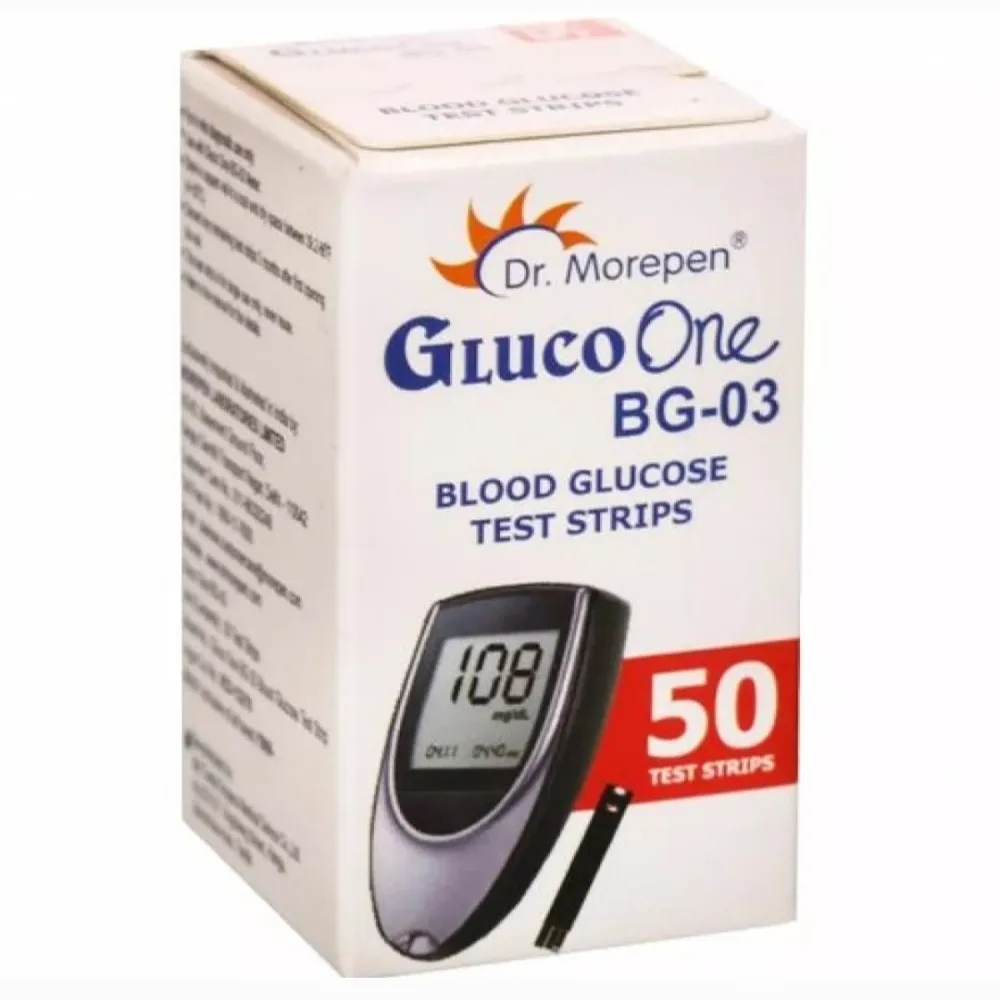 Dr. Morepen BG-03 Test Strips, Pack of 50